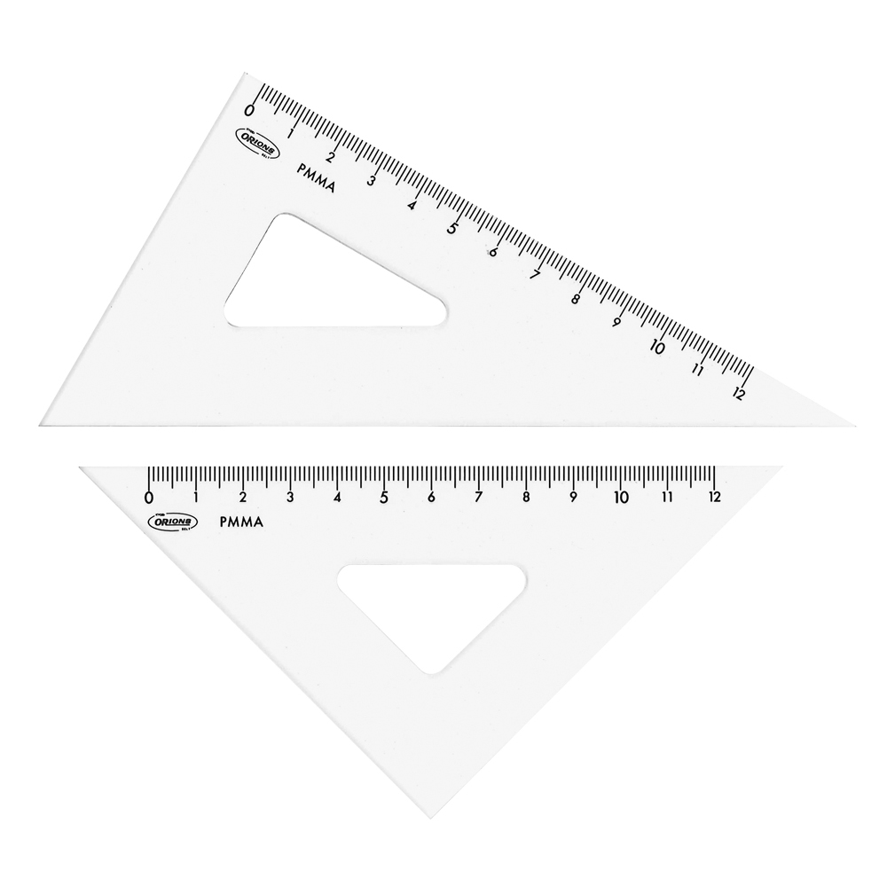 メタクリル三角定規15cm | 共栄プラスチック